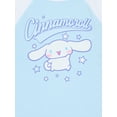 thumbnail image 2 of Sanrio Cinnamoroll Girls Raglan Graphic Tee with Short Sleeves, Sizes 4-16, 2 of 3