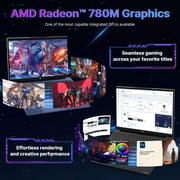 Nimo Gaming Laptop 17.3 Ryzen 9 8945HS,32GB RAM, 1TB SSD, Radeon 780M Graphics, PD 100W Type-C 4.0, AI&VR Ready Copilot+ PC, Backlit Keyboard Fingerprint