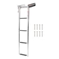 thumbnail image 1 of Oubit Boat Steps,4‑Step Deck Ladder Folding Boat Ladder Step Folding Ladder Solid Performance, 1 of 9