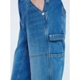 thumbnail image 4 of Free Assembly Women's Cropped Straight Leg Utility Jeans, 28” Inseam, Sizes XS-XXL, 4 of 5