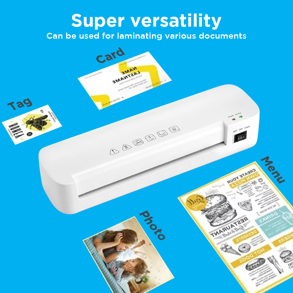 Swfoer 9" A4 Laminator with Hot & Cold Modes, Trimmer & Corner Rounder photo 7
