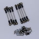 thumbnail image 1 of 8 Uds Varilla de aluminio para servo de dirección CUTICAT compatibles con WPL B1 Paquete A, 1 of 8