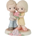 thumbnail image 4 of Precious Moments 223018 Forty Loving Years Together Bisque Porcelain Figurine, 4 of 4