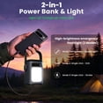 thumbnail image 2 of Yelomin 49800mAh Portable Charger Power Bank,22.5W Fast Charging with Built in Cables,LED Light, Emergency Outdoor Camping Battery Pack,Travel Charger Battery Bank for iPhone 18/17 Samsung,iPad,Black, 2 of 11
