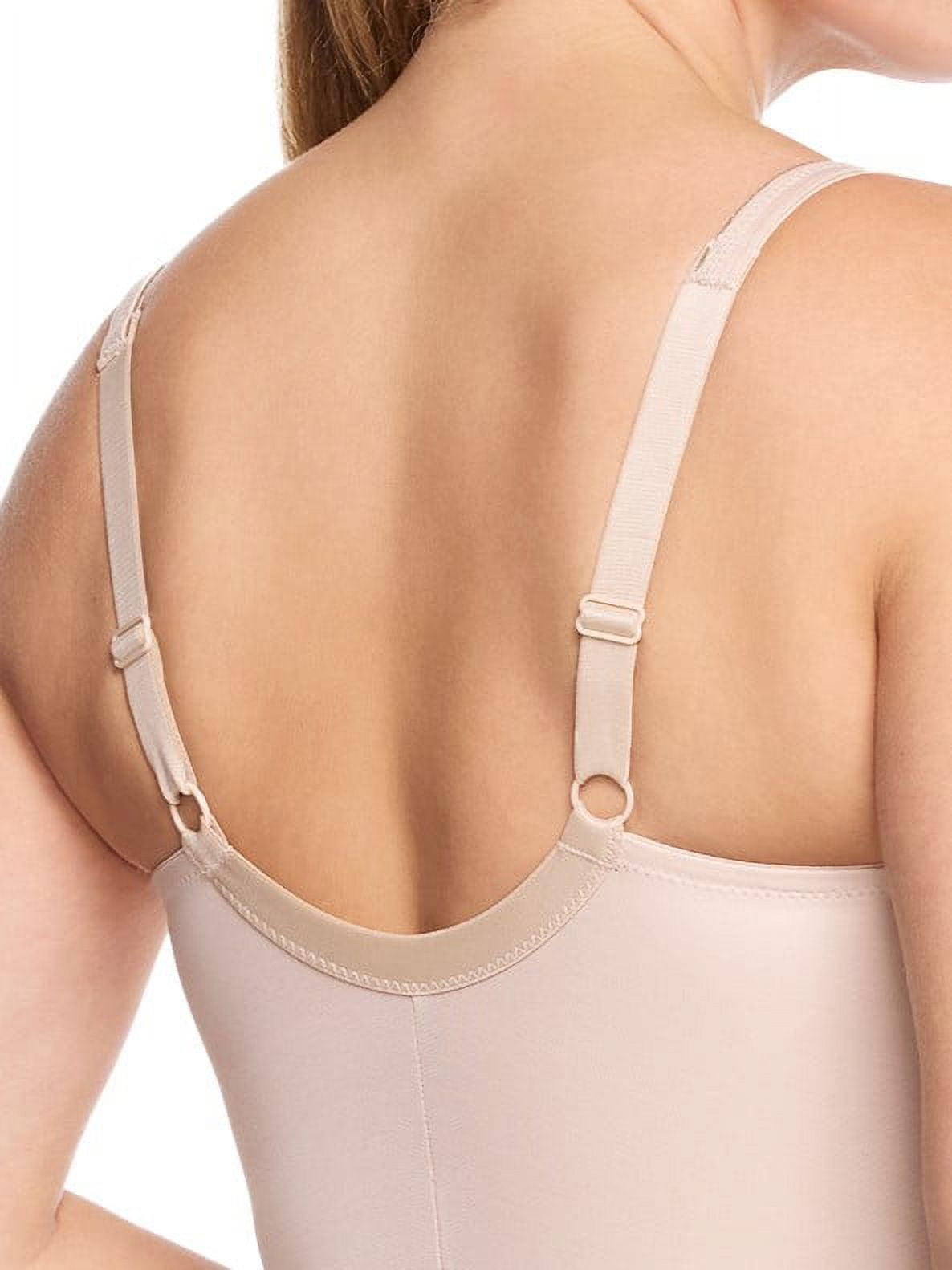 Naomi & Nicole Women's Comfortable Firm Control Underwire Shaping Bodysuit Shapewear