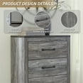 thumbnail image 6 of Ashley Furniture Bronyan 4-Drawer Wood Chest in Rustic Charcoal, 6 of 10