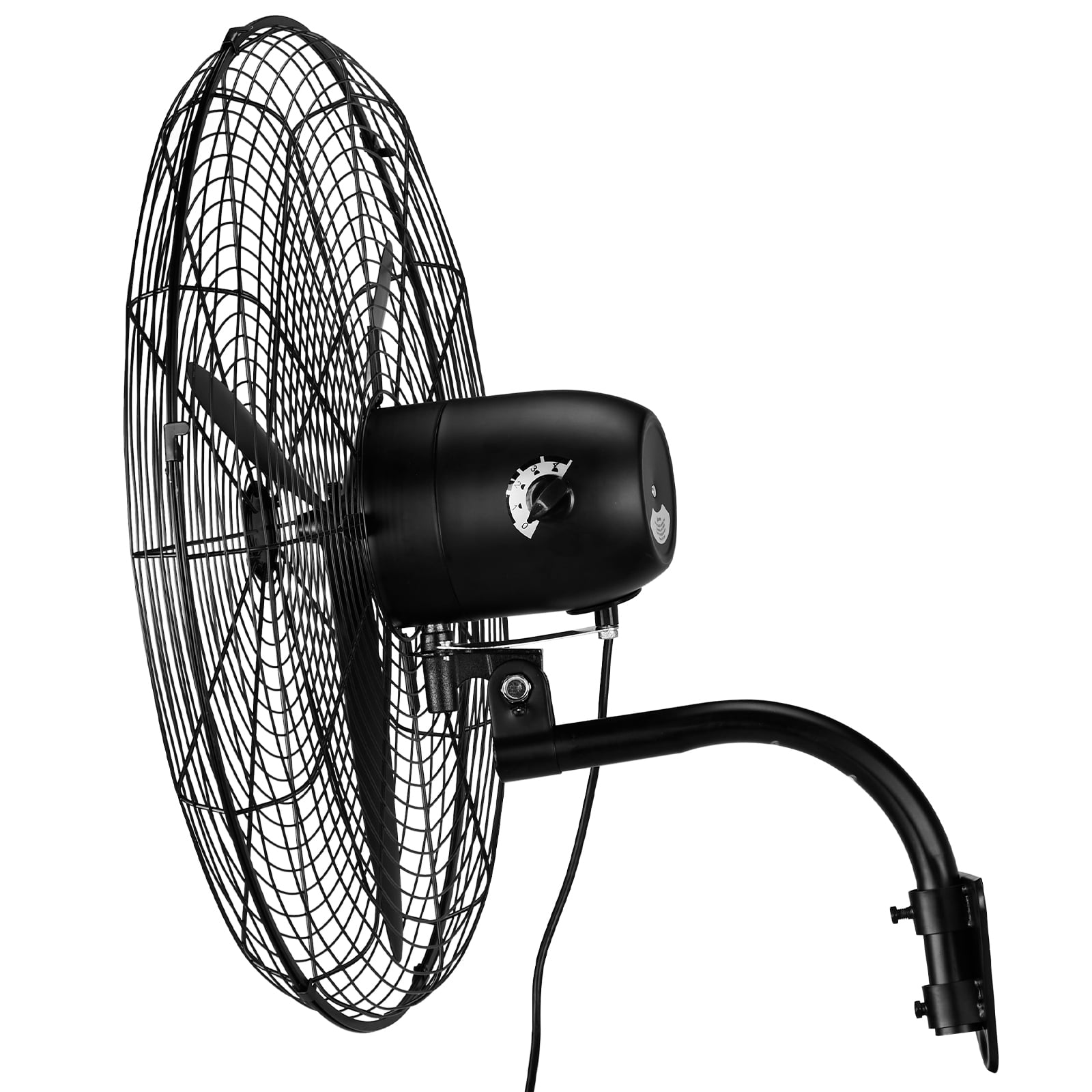 20in High Velocity Wall Mount Fan Oscillating,Industrial Fan with 4 Speed Ventilation, 100% BLDC Copper Motor, 4963CFM Heavy Duty Metal Fan for Outdoor Indoor Use