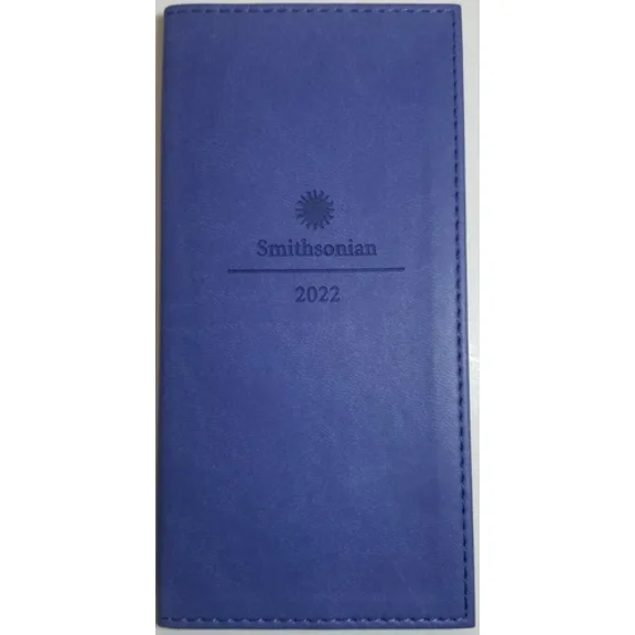 2022 Weekly/Monthly Smithsonian Pocket Planner 3 1/4 In X 6 1/2 - Blue