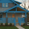 thumbnail image 5 of Glidden HEP Blue Oasis / Blue Semi-Gloss Exterior Paint with Primer, 1 Gallon, 5 of 9