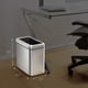 thumbnail image 4 of Bote de basura Simplehuman, delgado, con la parte superior abierta, 25 L, de acero inoxidable blanco, 4 of 5