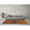 thumbnail image 3 of Ahgly Company Indoor Rectangle Abstract Orange Modern Area Rugs, 6' x 9', 3 of 4