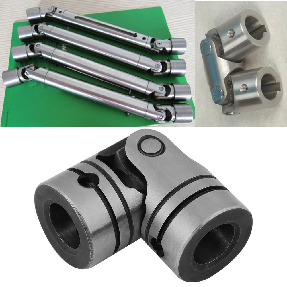 12mm Dia Shaft Coupling Motor Connector Stainless Steel Universal Joint Durable 