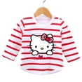thumbnail image 2 of Primavera otoño, sudaderas de Hello Kitty para bebés, suéter de manga larga para bebés, camiseta infantil para niños, ropa, sudadera, 2 of 5