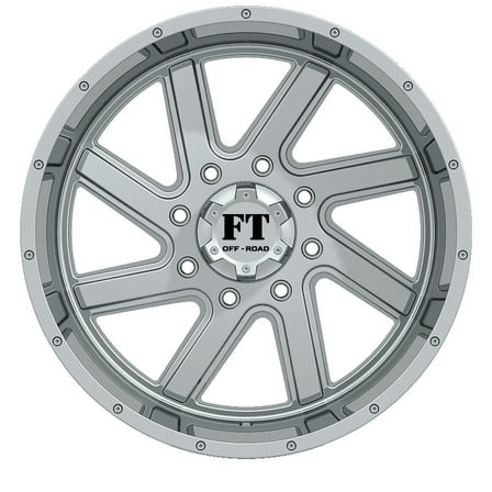 22X12 8-180 Off Road FT-1 Chrome Wheel -44/130.6