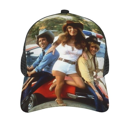 Dukes-Of-Hazzard Baseball Cap for Men Women Mesh-Back Adjustable Classic Trucker Hat