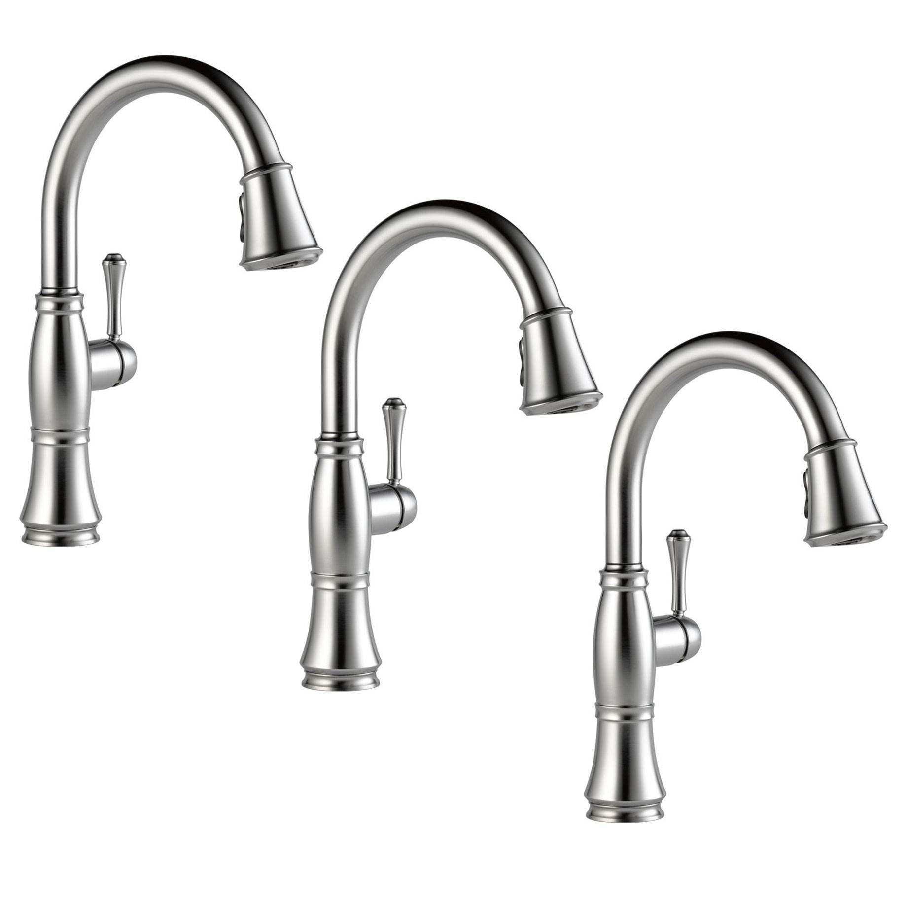 Delta Faucets Cassidy Single Handle Kitchen Faucet Arctic