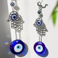 thumbnail image 3 of Elephant RY272 plastic eye piece ,Turkish horseshoe devil eye elephant home decoration pendant classical good luck five blessings wall decoration creative wall hanging, 3 of 8