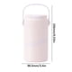 thumbnail image 2 of Taza de té de acero inoxidable con colador - vaso aislante al vacío de 550 ml, diseño floral, tapa impermeable, vaso portátil para pajita para bebidas calientes y frías, 2 of 2