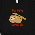 thumbnail image 3 of Inktastic My Nana Loves Me Sloth Toddler Sweatshirt, 3 of 4
