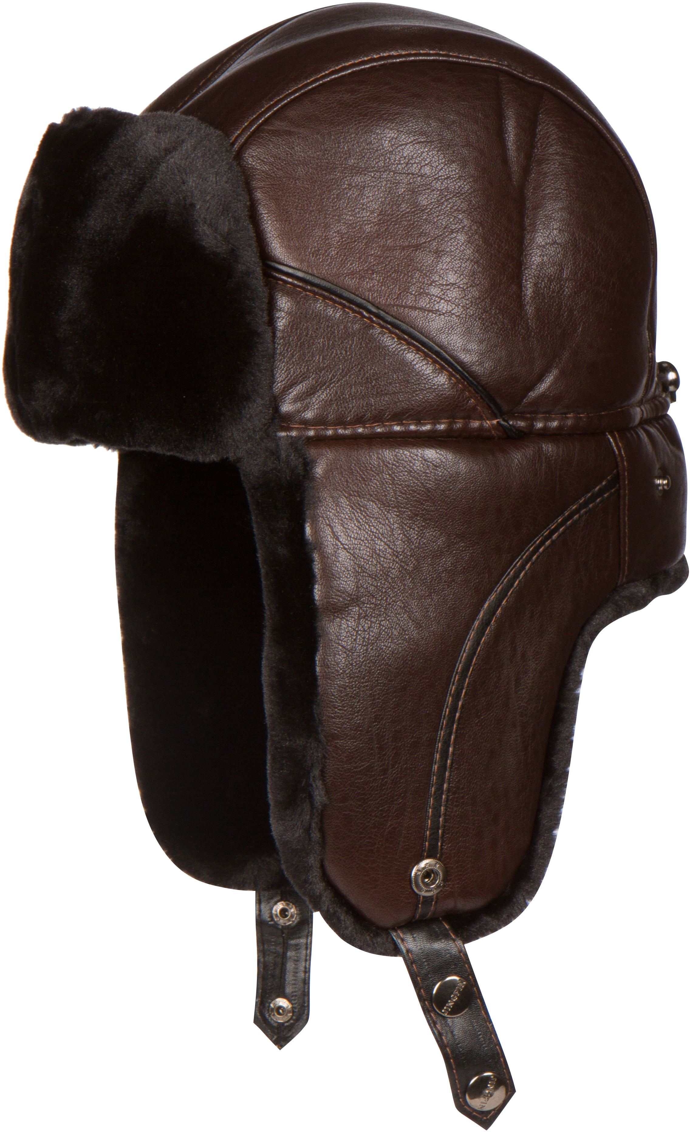 Sakkas Samy Adjustable Aviator Ushanka Trapper Hat Faux Fur Warm Soft Water-Resist