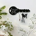 thumbnail image 5 of 1 Piece Bohemian Style Country Wooden Key Stand with Shelf and Hook - Easy to Install, Space-Saving Wall-Mounted Organizer for Keys, Jackets and More - Suitable for Entrance, Kitchen, Office,, 5 of 7