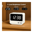 thumbnail image 2 of "F.m Reloj Despertador Digital LAB.G blanco ", 2 of 5