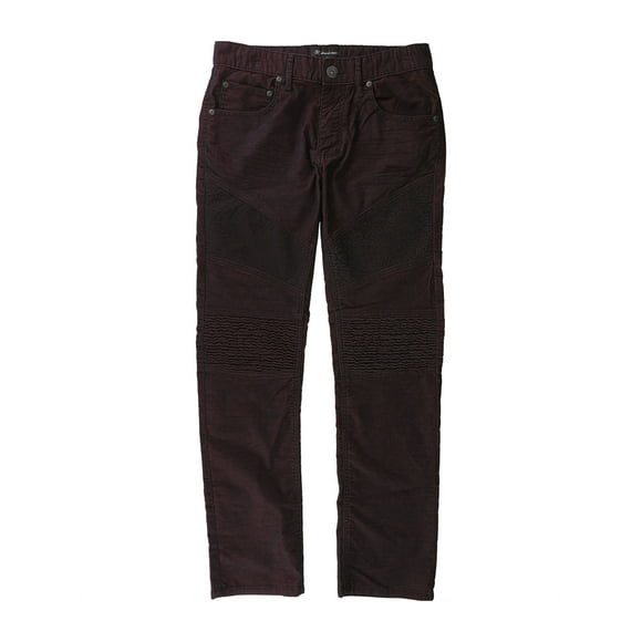 I-N-C Mens Straight Casual Corduroy Pants brightrhubarb 32x34