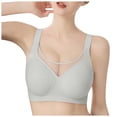 thumbnail image 2 of Sujetador push up sin aros, levantador, suave y deportivo para mujer - Nailon/spandex, sin aros de acero, M-XXXXL para uso diario/fitness, 2 of 3