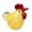 Yellow, variant on Hand Blown Glass Chickens Statue Rooster Chicken Figurines Sculptures Decorative Ornament for Home Decors