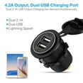 thumbnail image 2 of Chargeur de Voiture, Charge Rapide Double Port USB Allume-Cigare Adaptateur avec 2 Câbles de Charge Rapide Lightning vers USB pour iPhone, 2 of 5