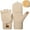 Beige, variant on Winter Thermal Fingerless Gloves Mittens, Knitted Convertible Mittens Flap, Warm Gloves wioth Flap Cover for Women and Men