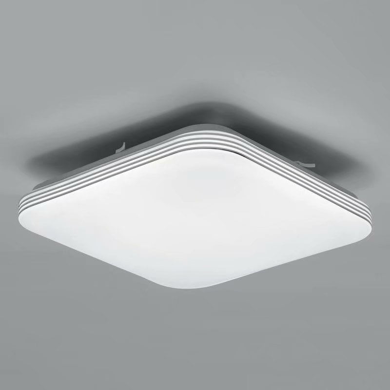 Square 100W Equivalent IP44 Waterproof for Kitchen Living Room Bedroom and Hallway 29.5 x 29.5 x 2.5 cm LED Ceiling Light Dimmable Flush 18W Bathroom Ceiling Light RGB