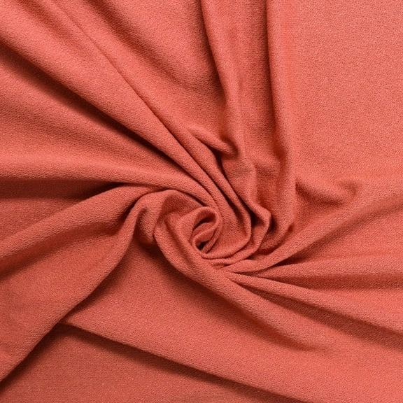 60" Wide Crepe Viscose Spandex Fabric by the Yard, 220 GSM, Medium-weight - Soft 2-Way Stretch Fabric for Dresses, Pants, Tops, Costumes & DIY Sewing Projects