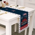 thumbnail image 3 of American Flag Star 4th of July Patriotic Memorial Day Table Runner, Independence Day Holiday Kitchen Dining Table Decor for Indoor Outdoor Home Party Decoration 13 x 70 Inch, 3 of 4
