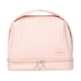 thumbnail image 1 of Bolsa de maquillaje de cuero de PU Bolsa multifuncional Bolsa de maquillaje Porta brochas Durable y Rosado, 1 of 9