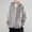 Light Gray, variant on Mens Zip Up Hoodie Solid Plus Size Fall Hooded Sweatshirt Casual Drawstring Long Sleeve Basic Hoodies with Pocket