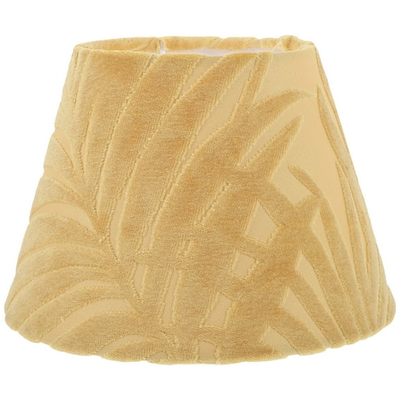 MUSEYA Household Lamp Shade Lampshade Yellow Plush Cloth 1Set for Living Room and Study