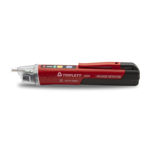 Triplett ET330 Non-Contact Dual AC Voltage Detector (24 to 1000V and 90 to 1000V) with Audible and Visual Indicators