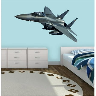 Removable Home Art F-5 E Tiger II Aircraft Decor Design Vinyl Wall Decal |  11 x 20 Adhesive Bedroom Living Room Top Gun Movie Quotes Sticker