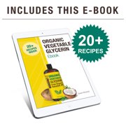 Organic Vegetable Glycerine - Big 32 fl oz - Made w/Organic Coconut Oil - by Seven Minerals