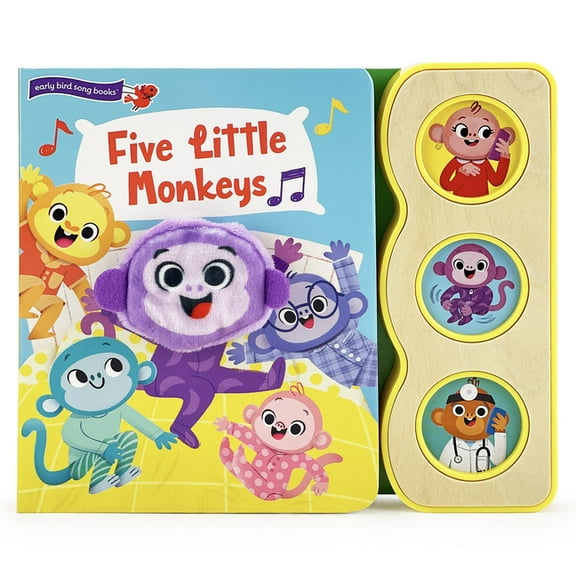 Five Little Monkeys, (Board Book)