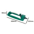 thumbnail image 3 of Fridja 15 Hole Swing Plastic Aluminum Tube Garden Lawn Sprinkler 2 Sided Coverage, 3 of 8
