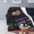 thumbnail image 3 of Custom Memorial Blankets with Photo Personalized in Loving Memory Picture Name Date Throws Blanket, Sympathy Gifts for Loss of Mom Dad Friends Pet(30"x40"), 3 of 6