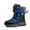 Blue, variant on shoper Kids Winter Snow Boots for Boys Warm Non Insulated Thick Sole Outdoor Cold Weather Footwear Size 11.5-12 Years