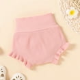 thumbnail image 4 of Toddler Girls Clothes Efsteb Toddler Girl Summer Outfits Casual Solid Color Fashion Comfy Round Neck Sleeveless T Shirts Shorts Set Outfits (Pink,12-18 Months), 4 of 8