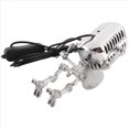 thumbnail image 1 of 2X LáMpara de Escritorio de Robot de MicróFono Vintage de Estilo Retro, LáMpara de Mesa con Atenuador TáCtil de Robot de MicróFono Vintage Negro, 1 of 5