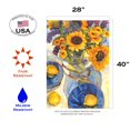 thumbnail image 2 of Toland Home Garden Afternoon Sunflowers House Flag, 2 of 5