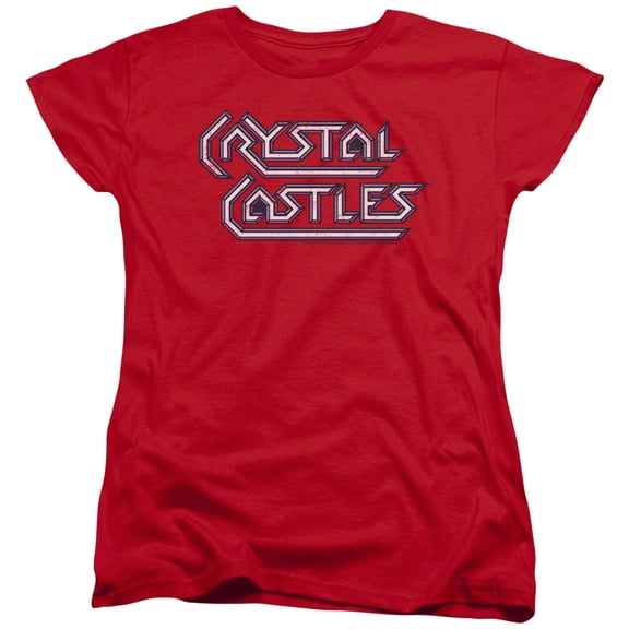 Atari Crystal Castles Logo S/S Women's T-Shirt Red