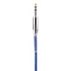 thumbnail image 4 of Cable de audio estéreo macho a macho de 6,35 mm para mezclador de guitarra eléctrica estéreo de 1 metro, 4 of 6