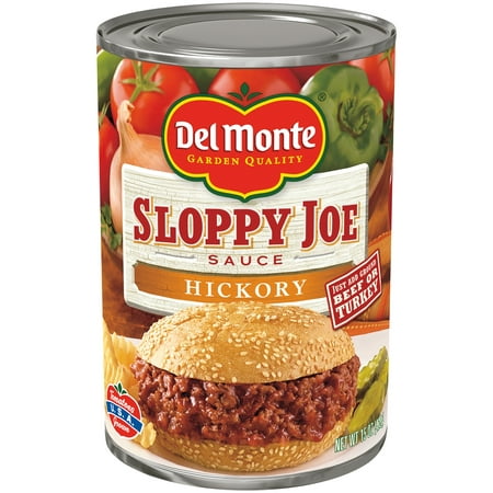 (3 Pack) Del MonteÂ® Hickory Sloppy Joe Sauce 15 oz. (Best Canned Sloppy Joe)